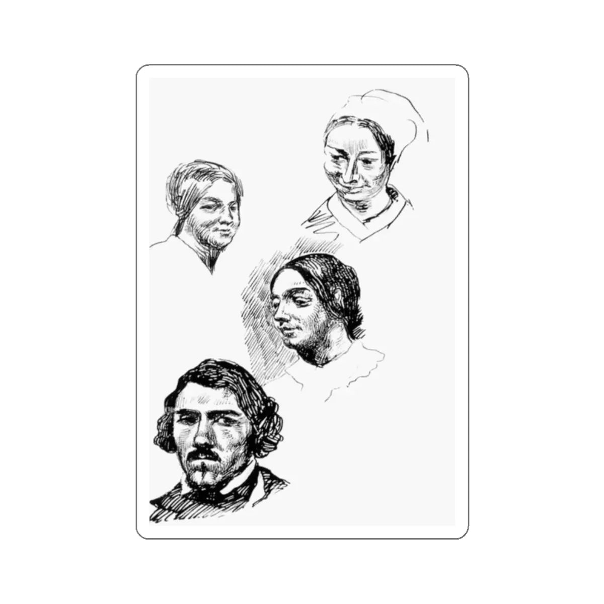 SKU:23075986062486274361 Sticker types:White Shape:Die-Cut Sizes:2" × 2"