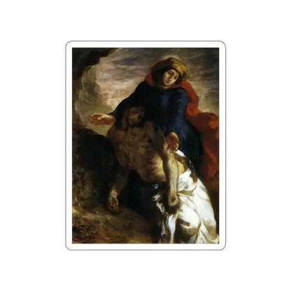 DELACROIX, EUGENE - Pieta (Artwork) STICKER Vinyl Die-Cut Decal White Die-Cut 3 Inch - The Sticker Space