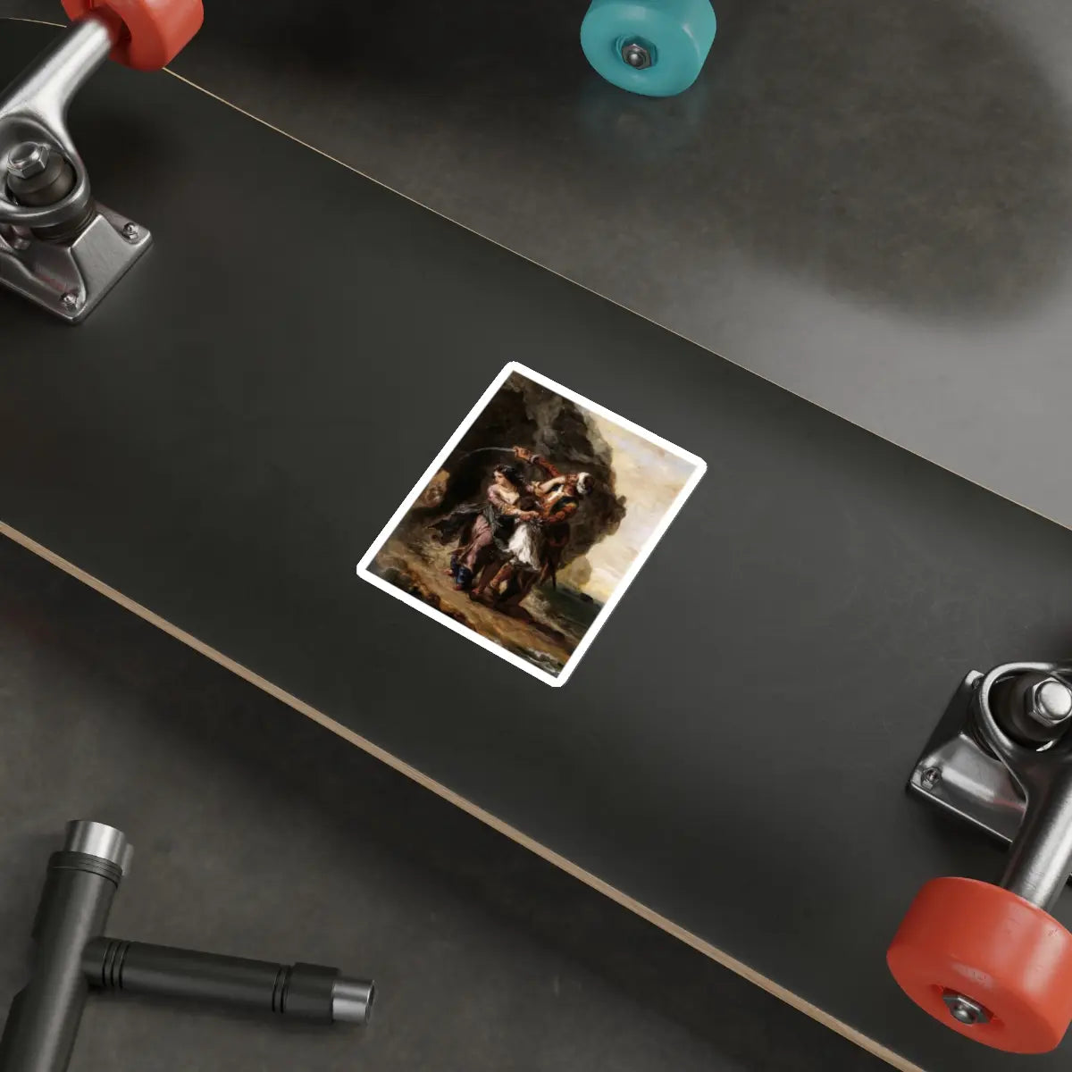 SKU:84710488352362433499 Sticker types:White Shape:Die-Cut Sizes:4" × 4"