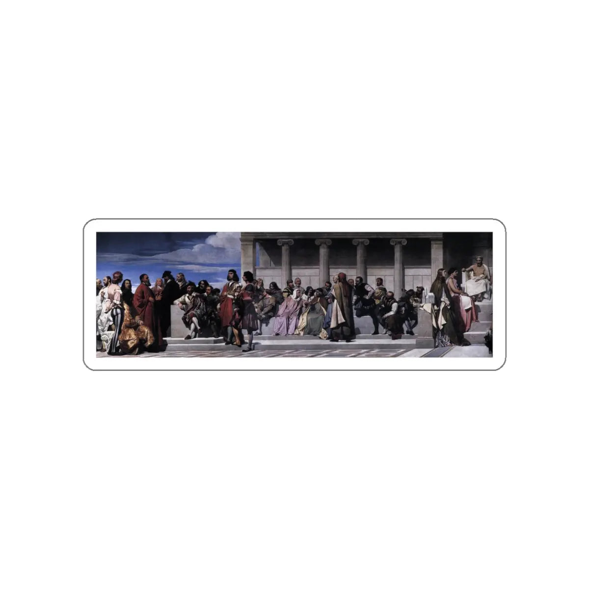 SKU:31993688554225366417 Sticker types:White Shape:Die-Cut Sizes:4" × 4"