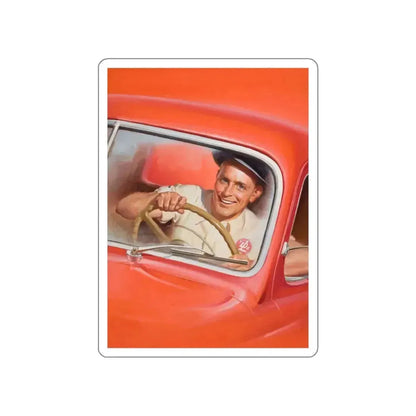 DeLaval Cream Separator calendar, circa late 1940s-early 1950s (Magazine Illustration) STICKER Vinyl Die-Cut Decal White Die-Cut 3 Inch - The Sticker Space