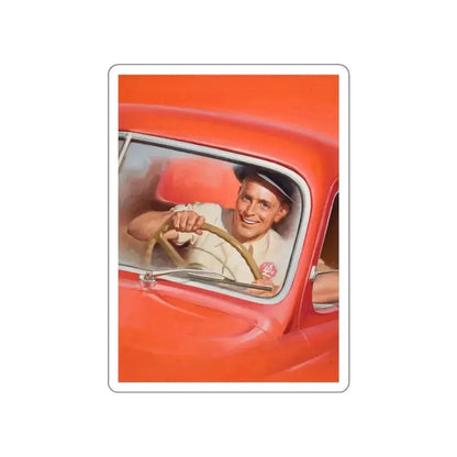 DeLaval Cream Separator calendar, circa late 1940s-early 1950s (Magazine Illustration) STICKER Vinyl Die-Cut Decal White Die-Cut 5 Inch - The Sticker Space