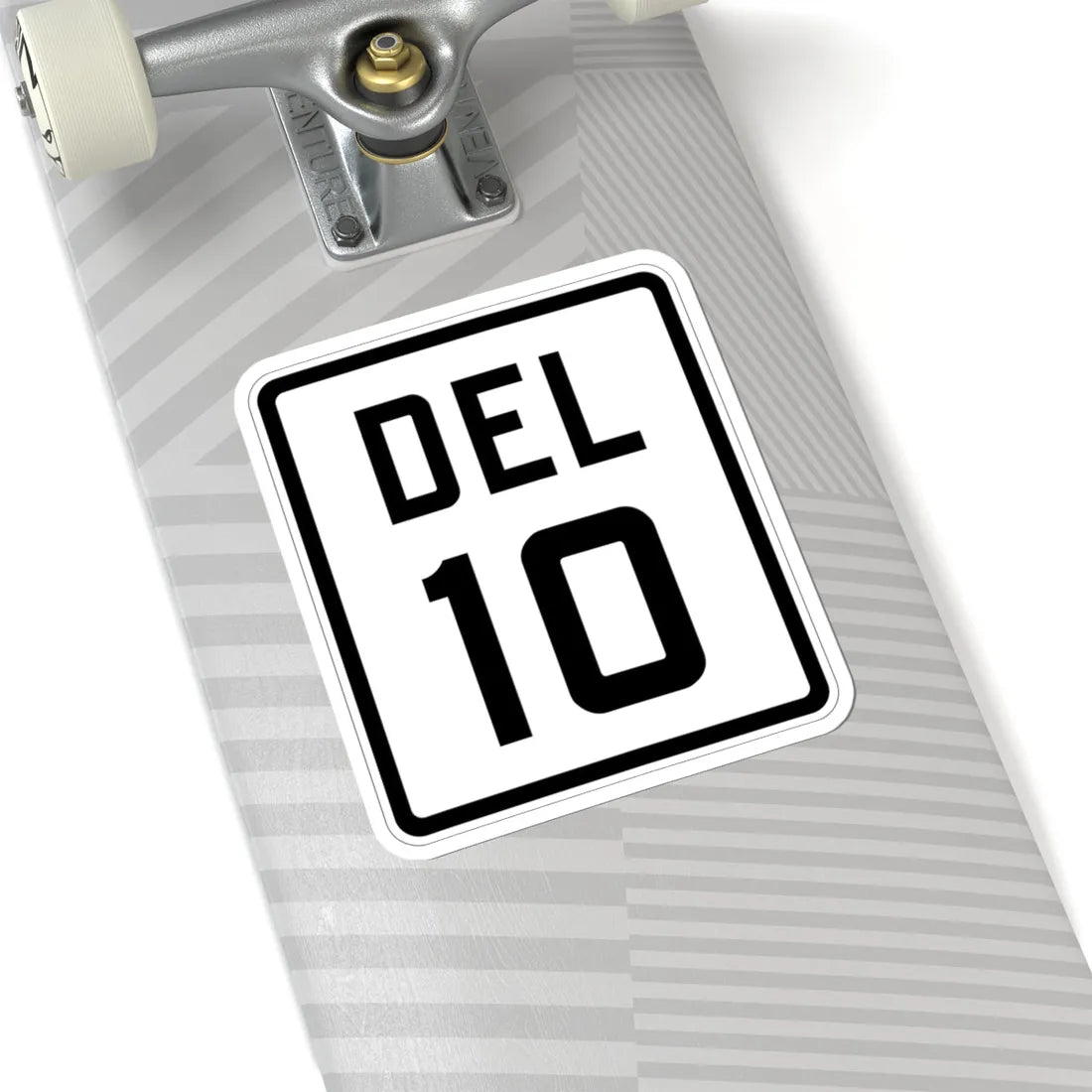 Delaware 10 1926 (Delaware) (Road Sign) STICKER Vinyl Kiss-Cut Decal - The Sticker Space