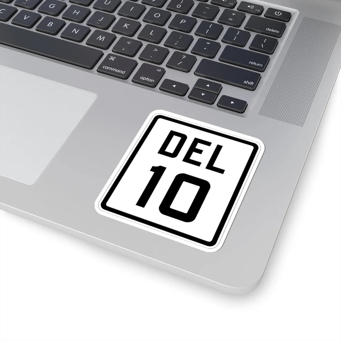 Delaware 10 1926 (Delaware) (Road Sign) STICKER Vinyl Kiss-Cut Decal - The Sticker Space