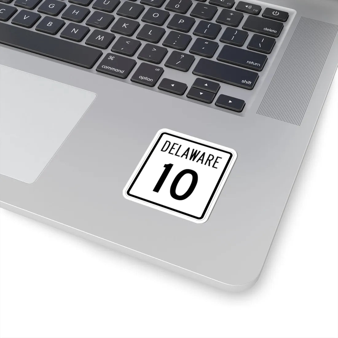 Delaware 10 1955 (Delaware) (Road Sign) STICKER Vinyl Kiss-Cut Decal - The Sticker Space