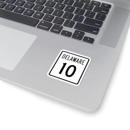Delaware 10 1955 (Delaware) (Road Sign) STICKER Vinyl Kiss-Cut Decal - The Sticker Space