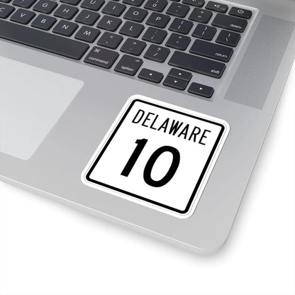 Delaware 10 1955 (Delaware) (Road Sign) STICKER Vinyl Kiss-Cut Decal - The Sticker Space