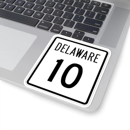 Delaware 10 1955 (Delaware) (Road Sign) STICKER Vinyl Kiss-Cut Decal - The Sticker Space