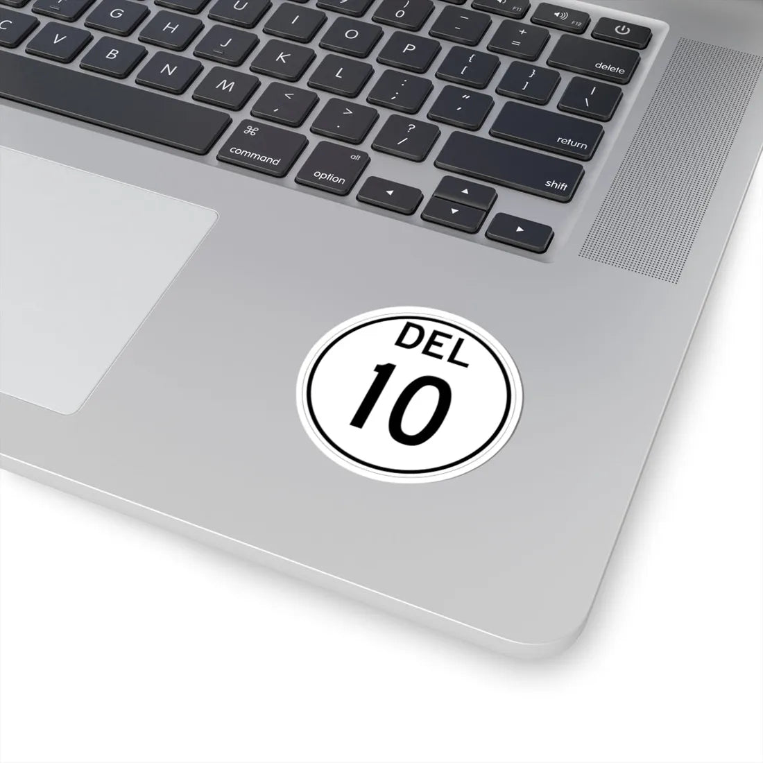 Delaware 10 1964 (Delaware) (Road Sign) STICKER Vinyl Kiss-Cut Decal - The Sticker Space