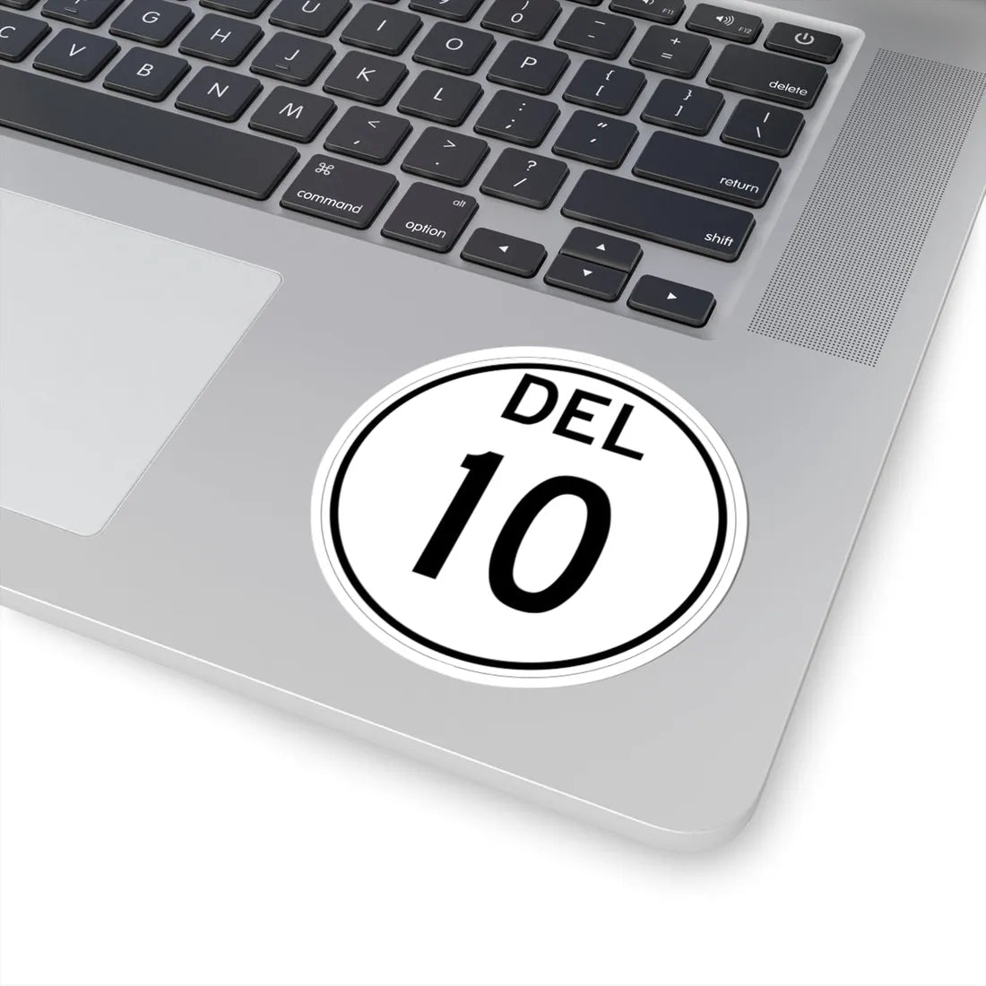 Delaware 10 1964 (Delaware) (Road Sign) STICKER Vinyl Kiss-Cut Decal - The Sticker Space