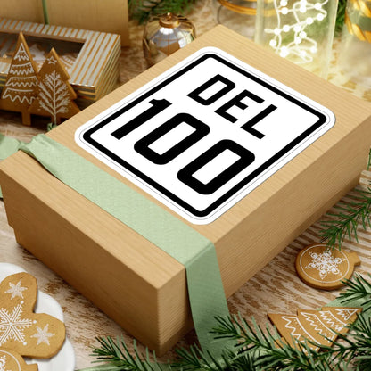 Delaware 100 1926 (Delaware) (Road Sign) STICKER Vinyl Kiss-Cut Decal - The Sticker Space