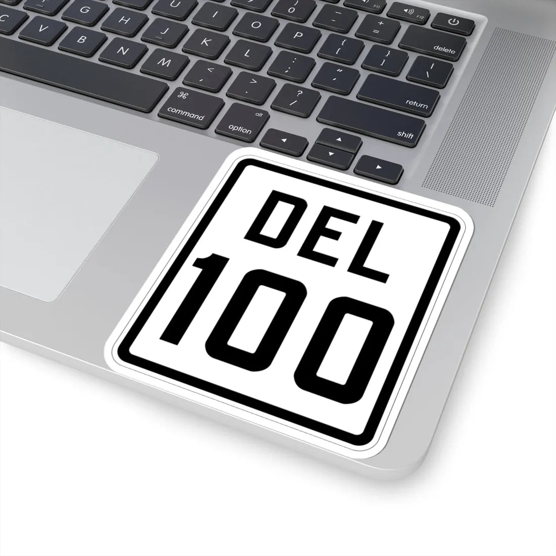 Delaware 100 1926 (Delaware) (Road Sign) STICKER Vinyl Kiss-Cut Decal - The Sticker Space