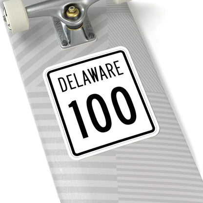Delaware 100 1955 (Delaware) (Road Sign) STICKER Vinyl Kiss-Cut Decal - The Sticker Space