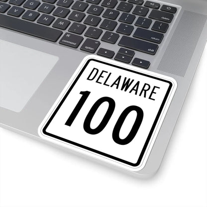 Delaware 100 1955 (Delaware) (Road Sign) STICKER Vinyl Kiss-Cut Decal - The Sticker Space