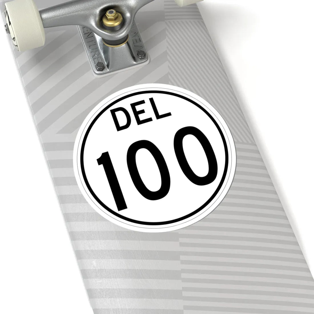 Delaware 100 1964 (Delaware) (Road Sign) STICKER Vinyl Kiss-Cut Decal - The Sticker Space