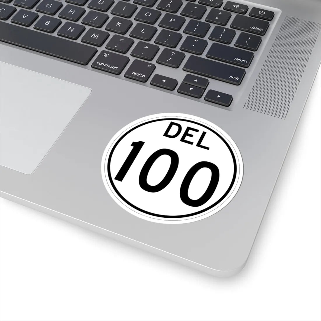 Delaware 100 1964 (Delaware) (Road Sign) STICKER Vinyl Kiss-Cut Decal - The Sticker Space