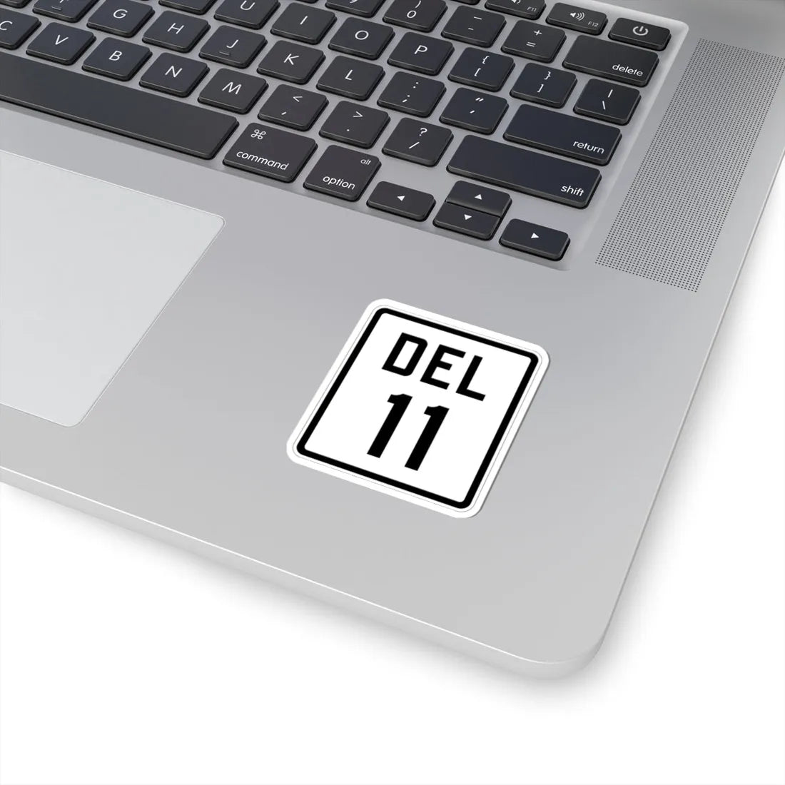 Delaware 11 1926 (Delaware) (Road Sign) STICKER Vinyl Kiss-Cut Decal - The Sticker Space