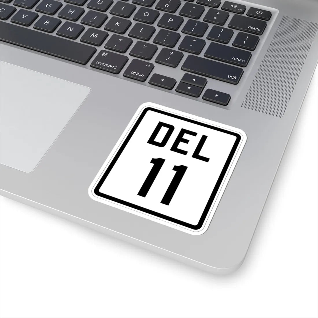 Delaware 11 1926 (Delaware) (Road Sign) STICKER Vinyl Kiss-Cut Decal - The Sticker Space