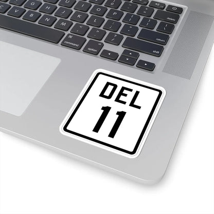 Delaware 11 1926 (Delaware) (Road Sign) STICKER Vinyl Kiss-Cut Decal - The Sticker Space