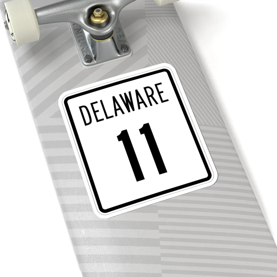 Delaware 11 1955 (Delaware) (Road Sign) STICKER Vinyl Kiss-Cut Decal - The Sticker Space