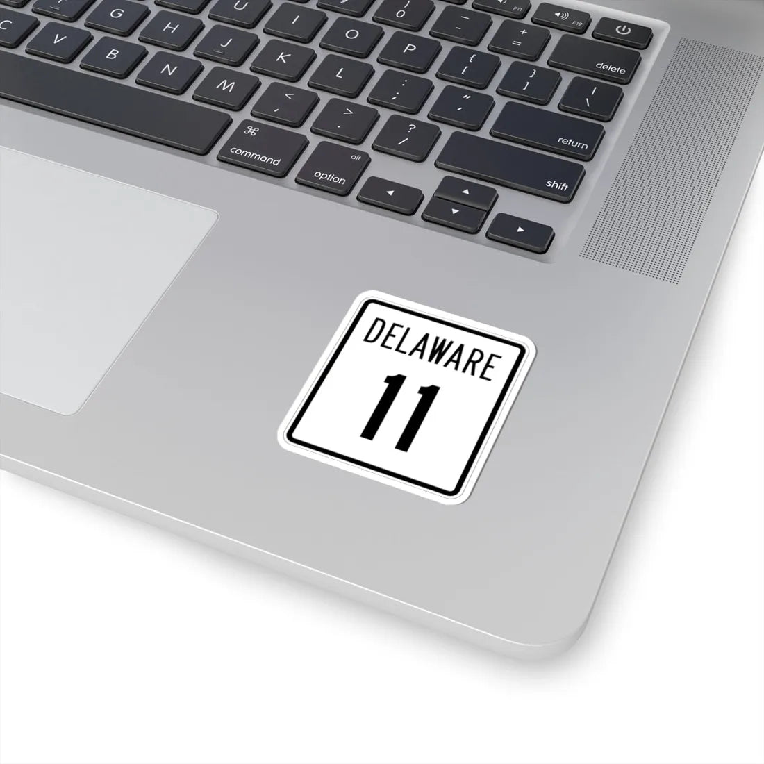 Delaware 11 1955 (Delaware) (Road Sign) STICKER Vinyl Kiss-Cut Decal - The Sticker Space