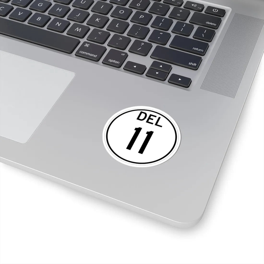 Delaware 11 1964 (Delaware) (Road Sign) STICKER Vinyl Kiss-Cut Decal - The Sticker Space