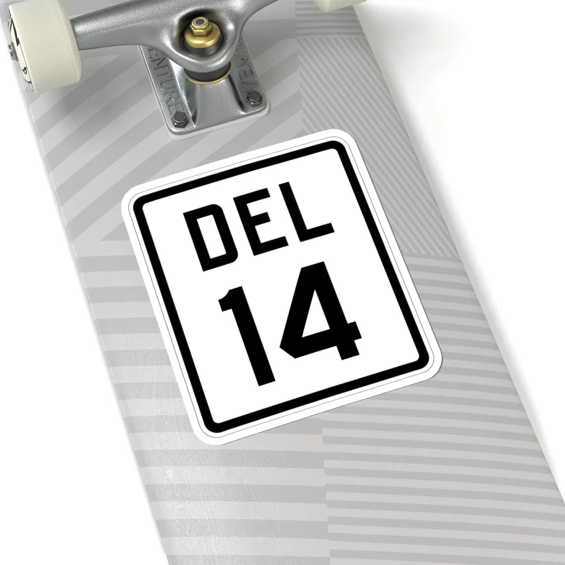 Delaware 14 1926 (Delaware) (Road Sign) STICKER Vinyl Kiss-Cut Decal - The Sticker Space