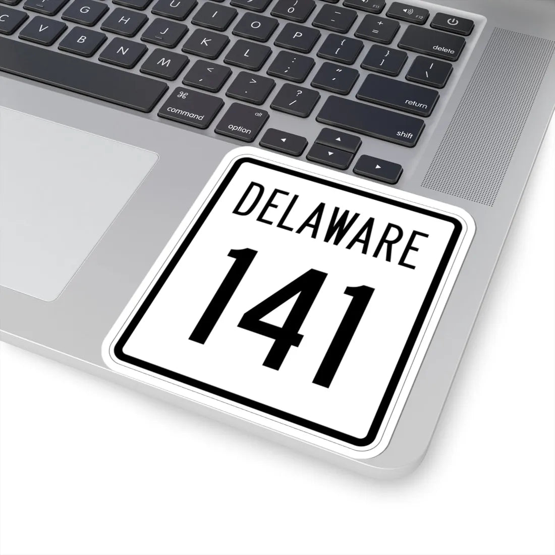 Delaware 141 1955 (Delaware) (Road Sign) STICKER Vinyl Kiss-Cut Decal - The Sticker Space