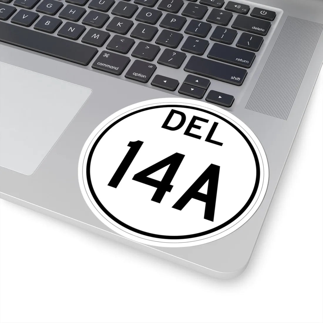 Delaware 14A 1964 (Delaware) (Road Sign) STICKER Vinyl Kiss-Cut Decal - The Sticker Space