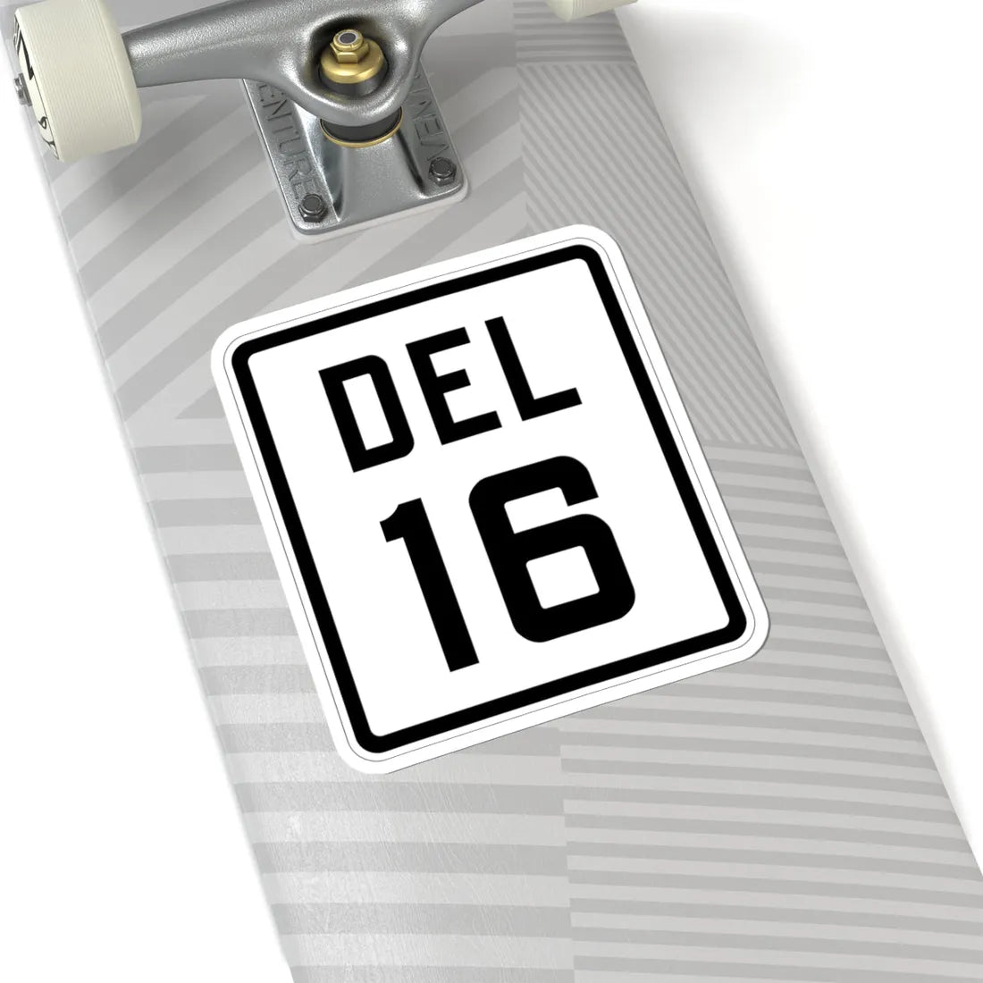 Delaware 16 1926 (Delaware) (Road Sign) STICKER Vinyl Kiss-Cut Decal - The Sticker Space