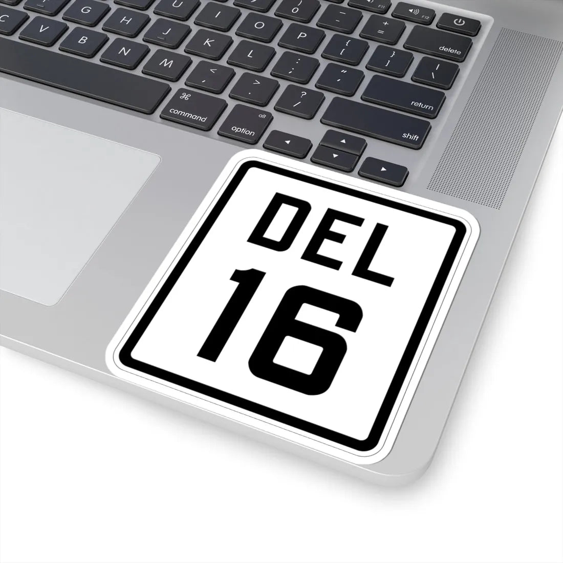 Delaware 16 1926 (Delaware) (Road Sign) STICKER Vinyl Kiss-Cut Decal - The Sticker Space