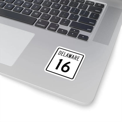 Delaware 16 1955 (Delaware) (Road Sign) STICKER Vinyl Kiss-Cut Decal - The Sticker Space