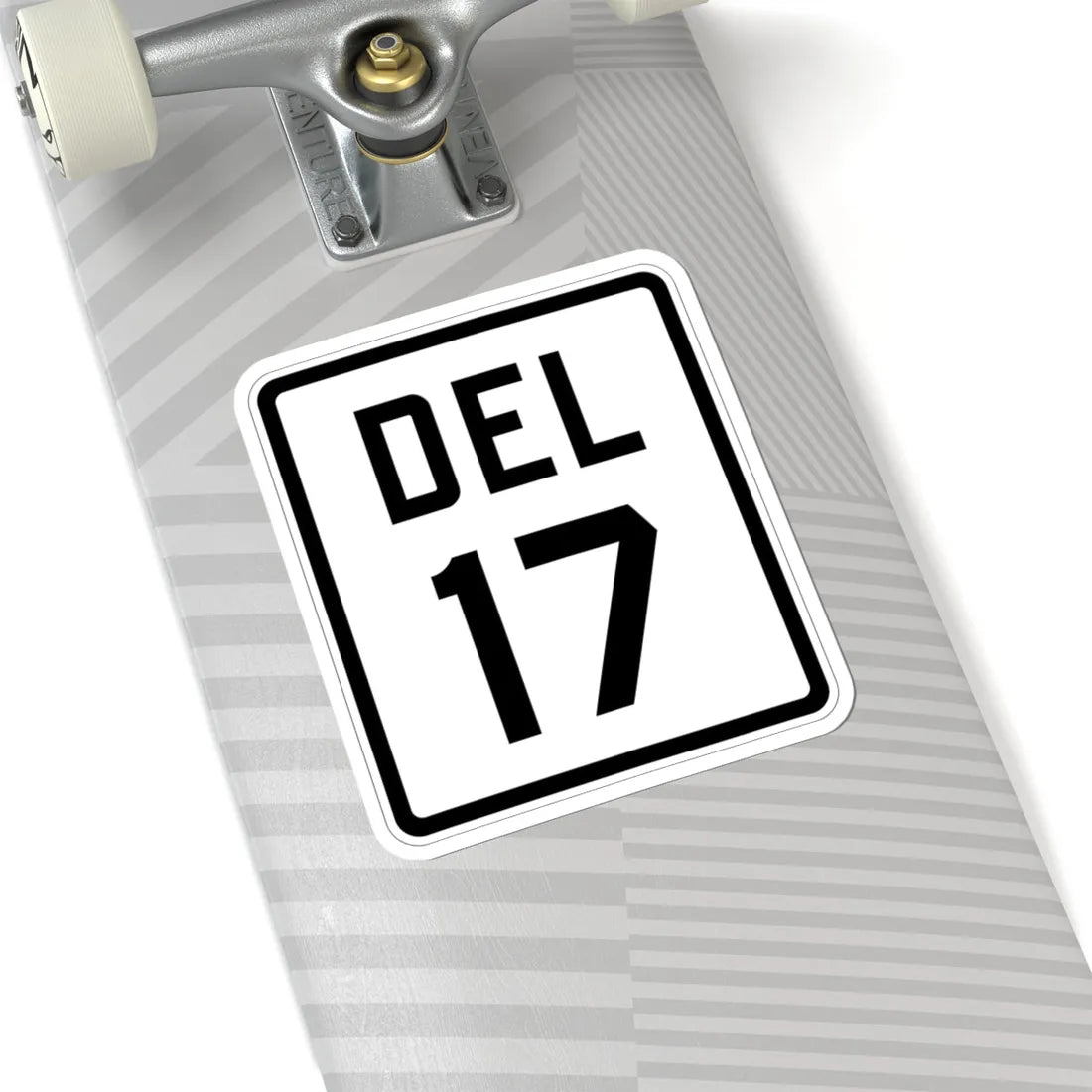 Delaware 17 1926 (Delaware) (Road Sign) STICKER Vinyl Kiss-Cut Decal - The Sticker Space