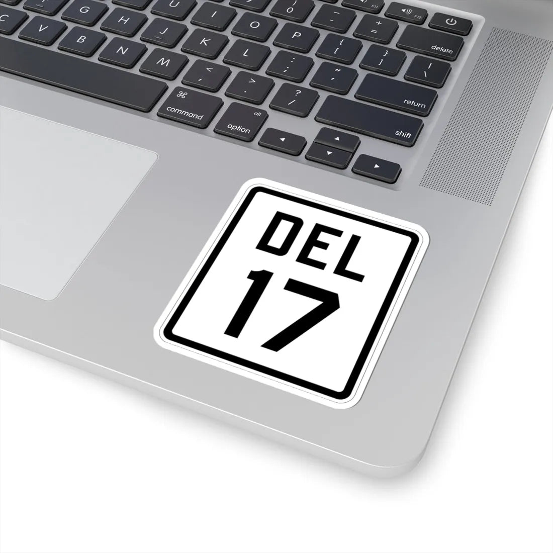 Delaware 17 1926 (Delaware) (Road Sign) STICKER Vinyl Kiss-Cut Decal - The Sticker Space