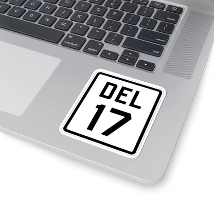 Delaware 17 1926 (Delaware) (Road Sign) STICKER Vinyl Kiss-Cut Decal - The Sticker Space
