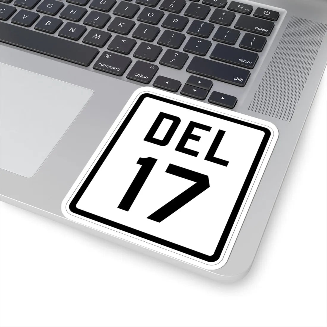 Delaware 17 1926 (Delaware) (Road Sign) STICKER Vinyl Kiss-Cut Decal - The Sticker Space