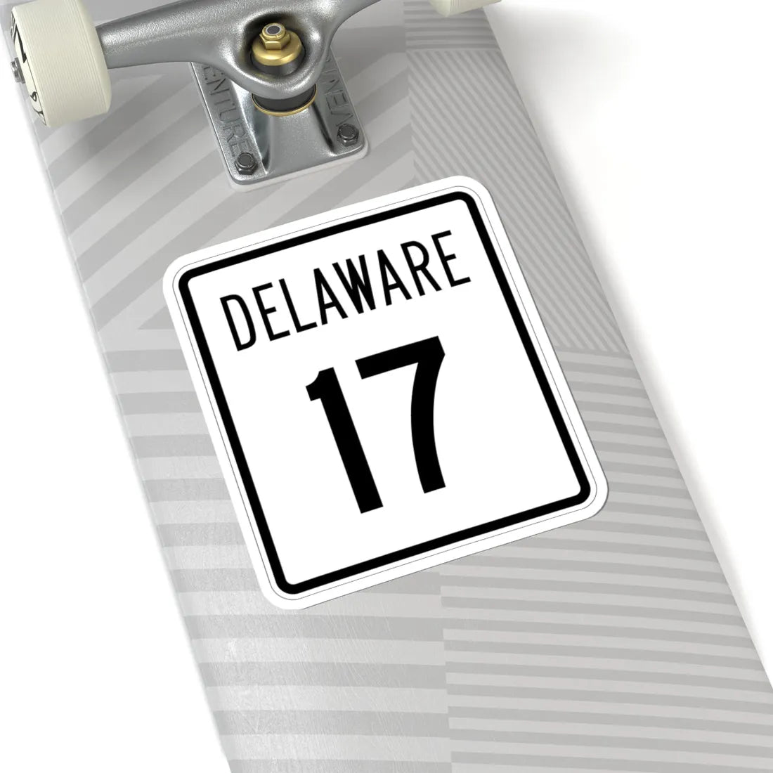Delaware 17 1955 (Delaware) (Road Sign) STICKER Vinyl Kiss-Cut Decal - The Sticker Space