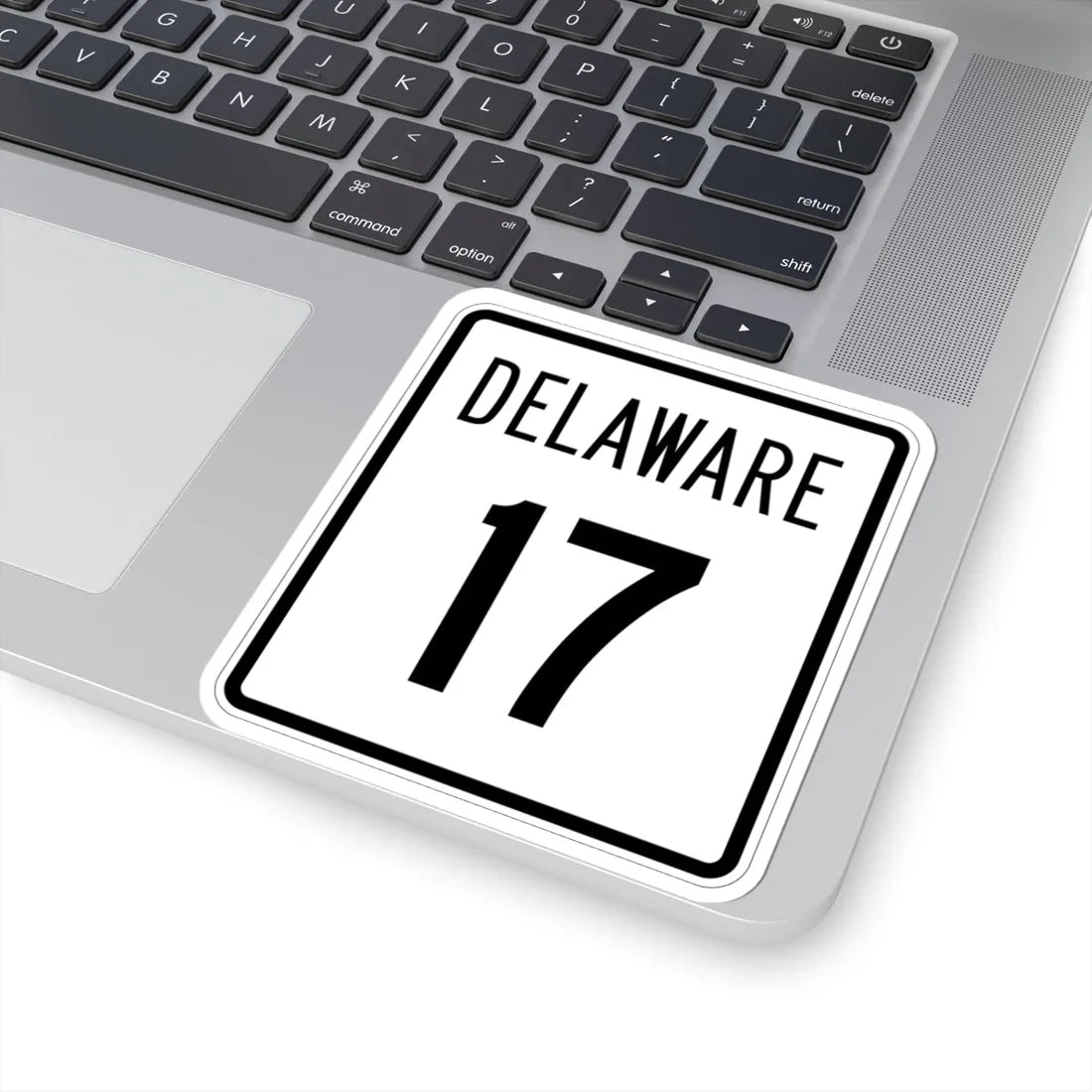 Delaware 17 1955 (Delaware) (Road Sign) STICKER Vinyl Kiss-Cut Decal - The Sticker Space