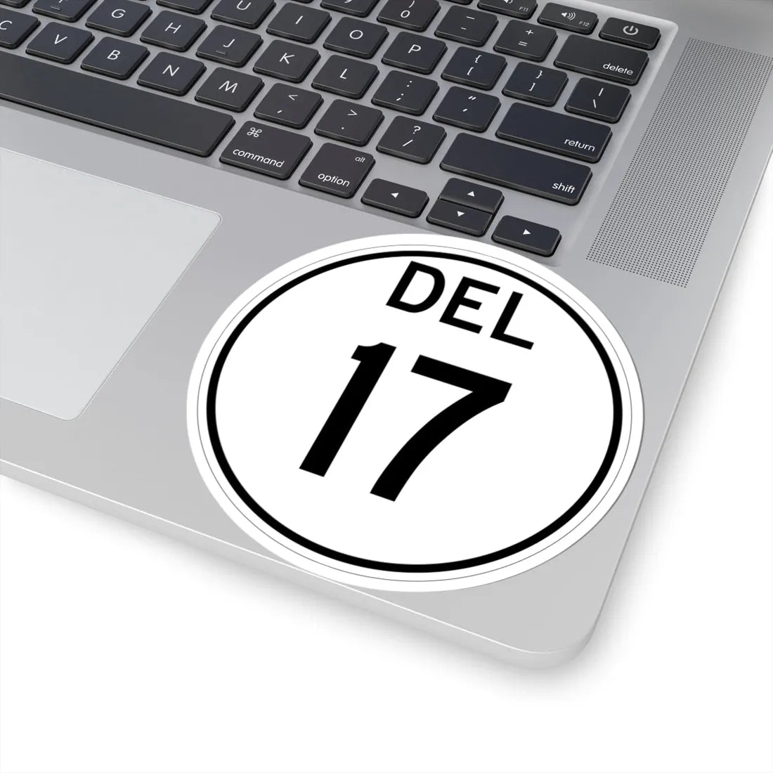 Delaware 17 1964 (Delaware) (Road Sign) STICKER Vinyl Kiss-Cut Decal - The Sticker Space