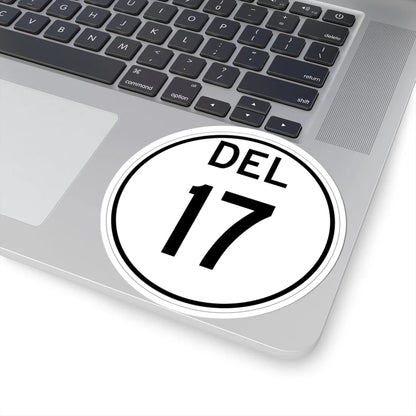Delaware 17 1964 (Delaware) (Road Sign) STICKER Vinyl Kiss-Cut Decal - The Sticker Space
