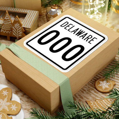 Delaware 1955 template (Delaware) (Road Sign) STICKER Vinyl Kiss-Cut Decal - The Sticker Space