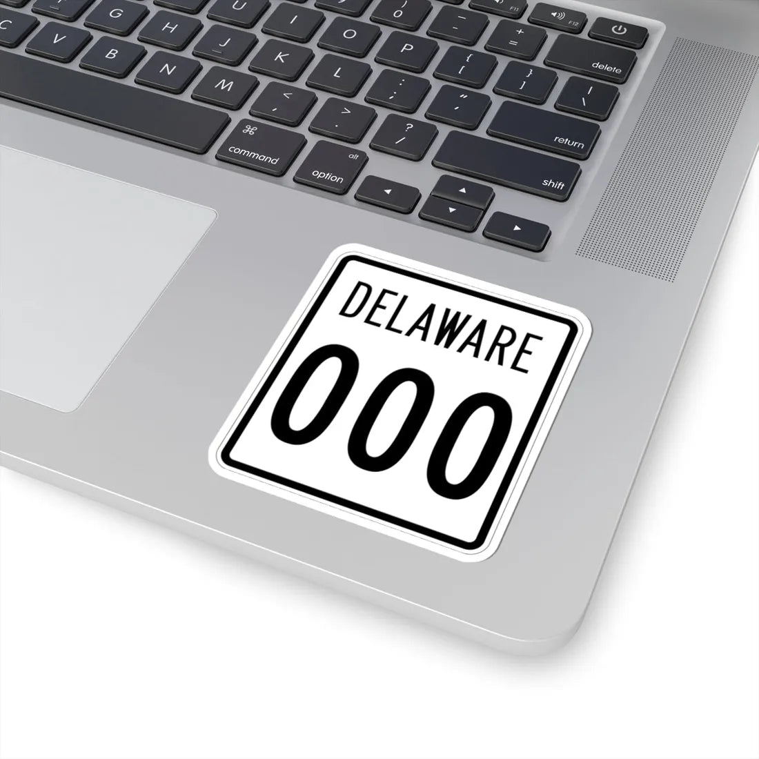 Delaware 1955 template (Delaware) (Road Sign) STICKER Vinyl Kiss-Cut Decal - The Sticker Space