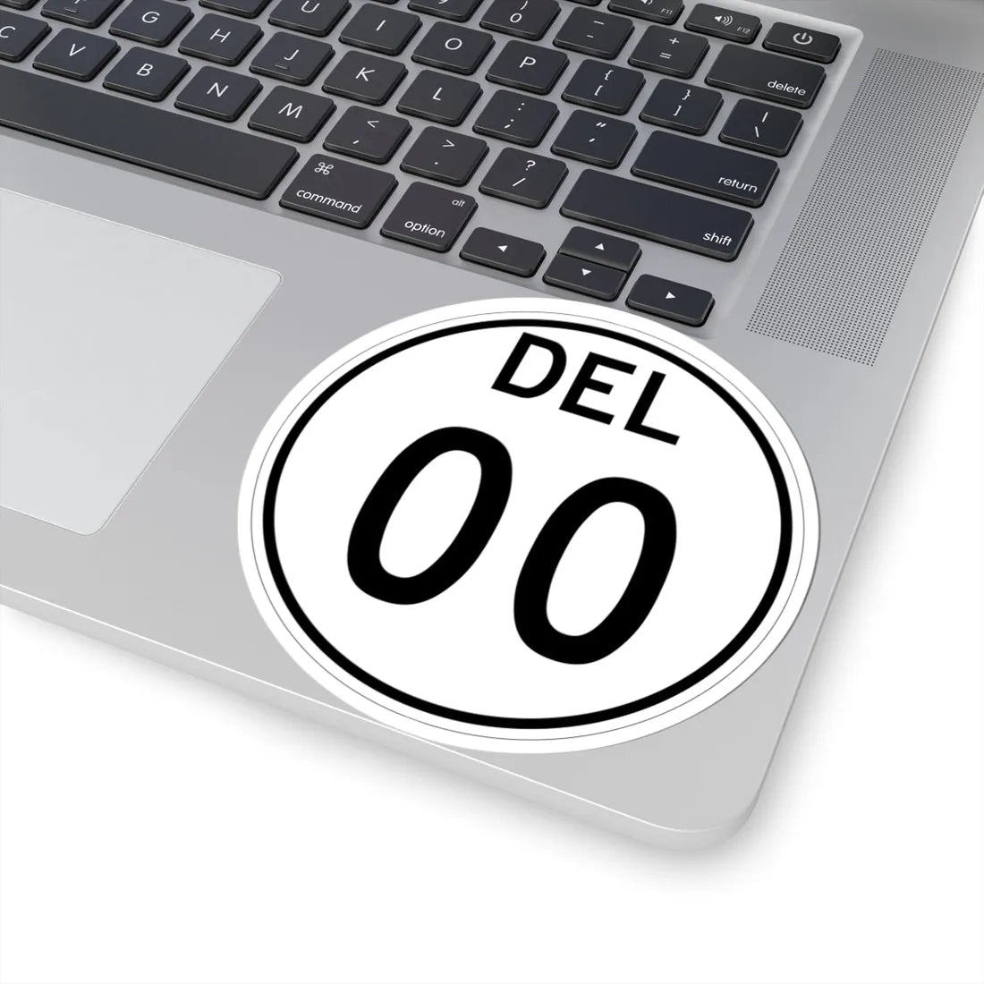 Delaware 1964 template (Delaware) (Road Sign) STICKER Vinyl Kiss-Cut Decal - The Sticker Space