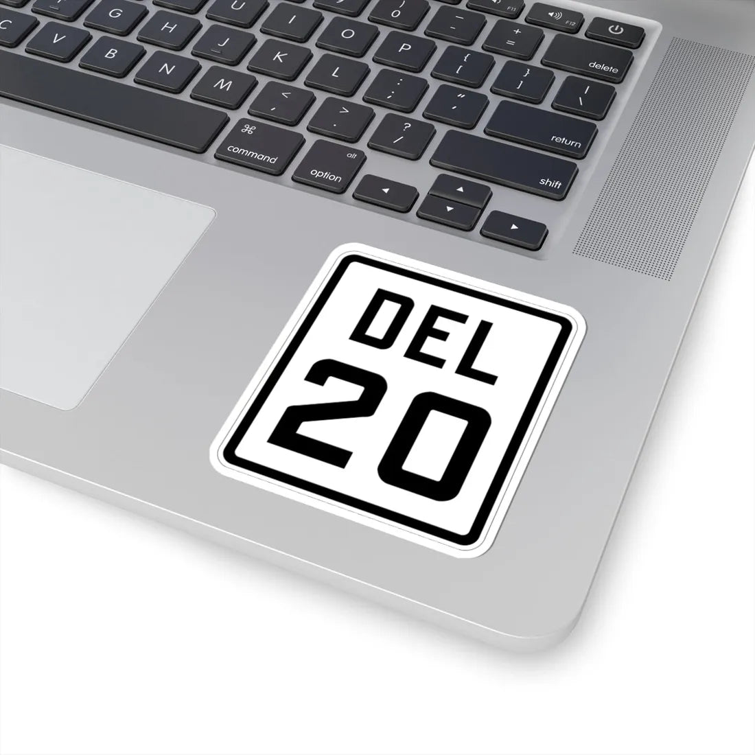 Delaware 20 1926 (Delaware) (Road Sign) STICKER Vinyl Kiss-Cut Decal - The Sticker Space