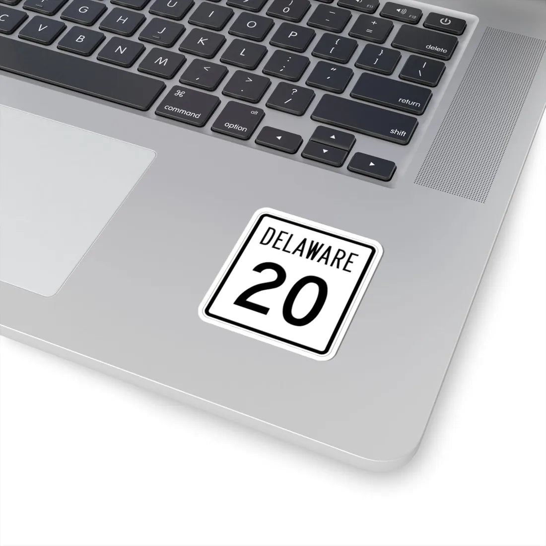 Delaware 20 1955 (Delaware) (Road Sign) STICKER Vinyl Kiss-Cut Decal - The Sticker Space