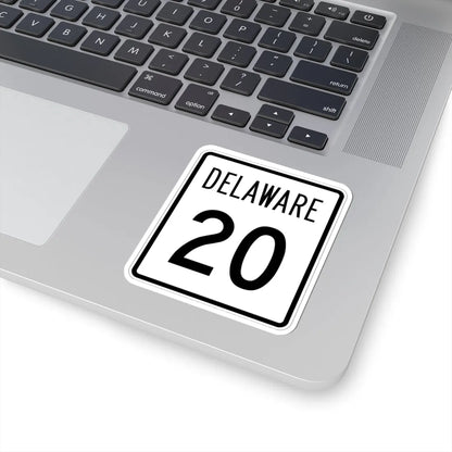Delaware 20 1955 (Delaware) (Road Sign) STICKER Vinyl Kiss-Cut Decal - The Sticker Space