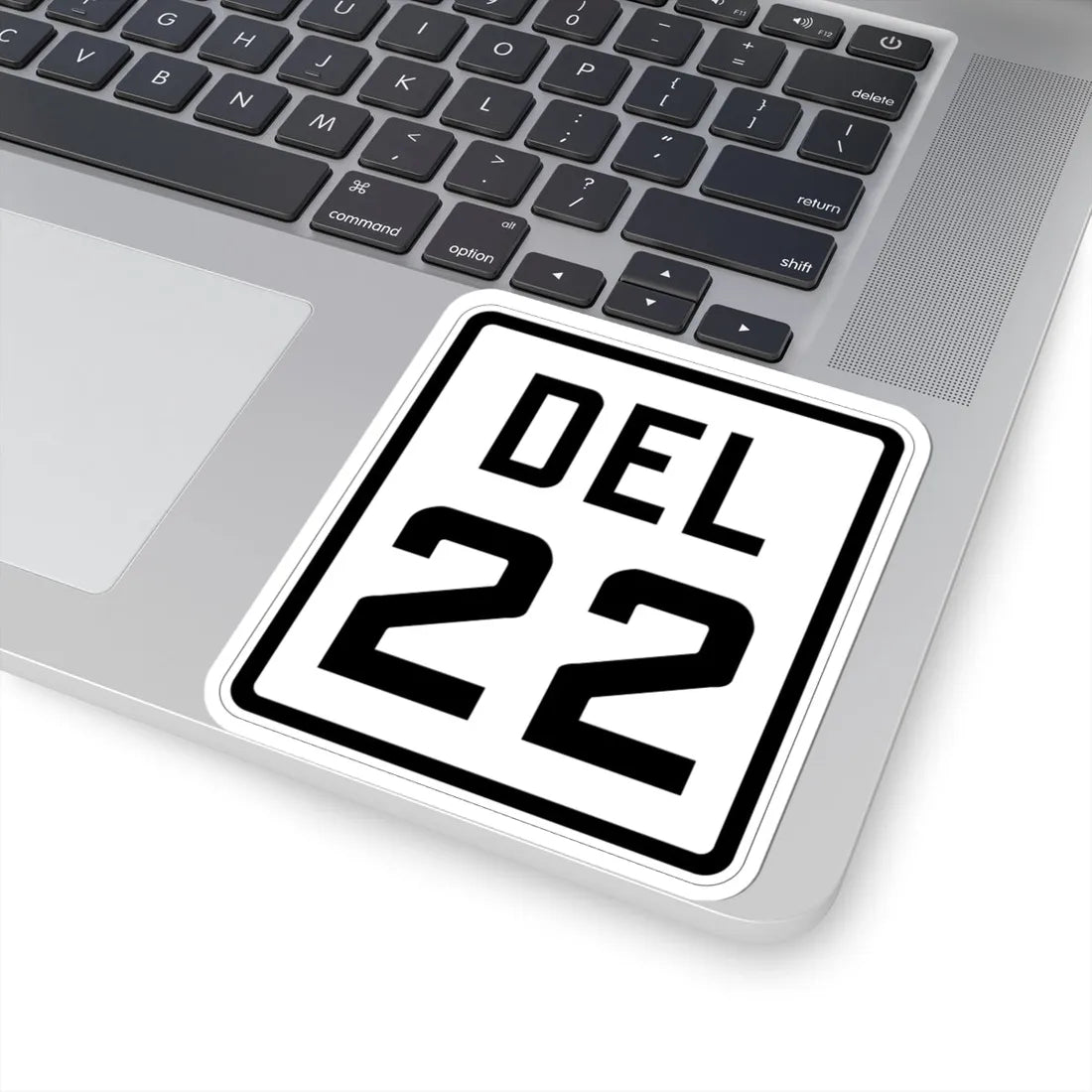 Delaware 22 1926 (Delaware) (Road Sign) STICKER Vinyl Kiss-Cut Decal - The Sticker Space
