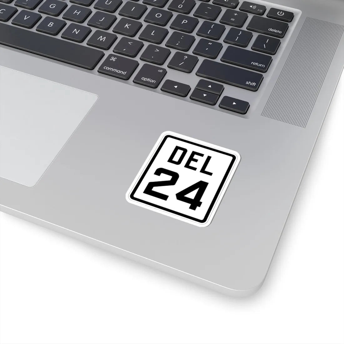 Delaware 24 1926 (Delaware) (Road Sign) STICKER Vinyl Kiss-Cut Decal - The Sticker Space