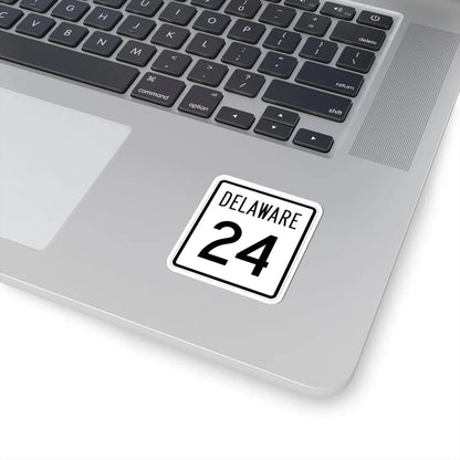 Delaware 24 1955 (Delaware) (Road Sign) STICKER Vinyl Kiss-Cut Decal - The Sticker Space