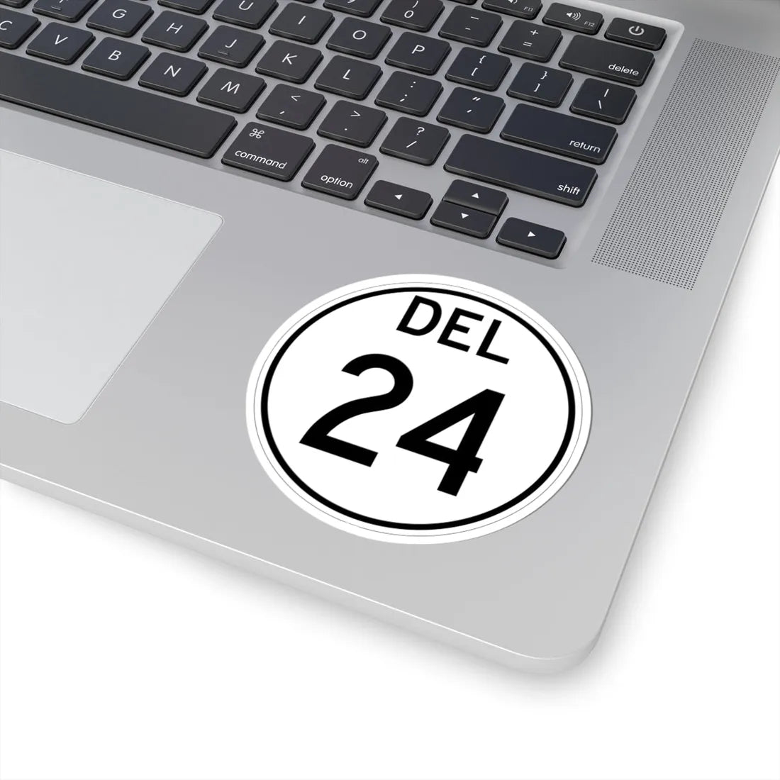 Delaware 24 1964 (Delaware) (Road Sign) STICKER Vinyl Kiss-Cut Decal - The Sticker Space